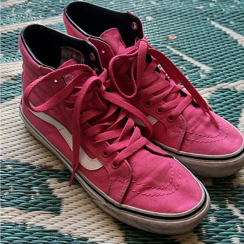 Vans Hi Top Pink Size 7 Women’s